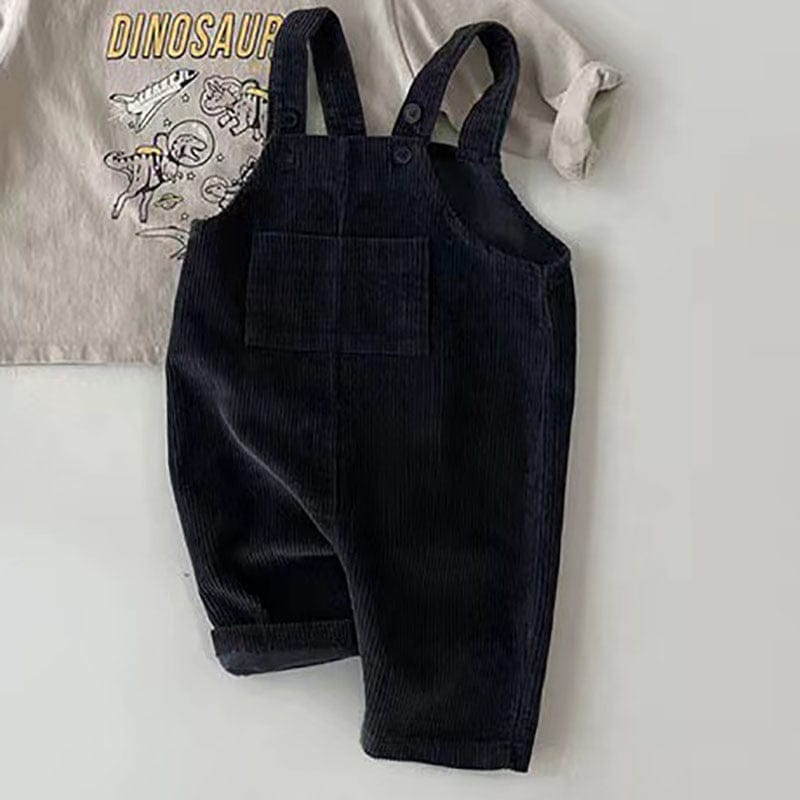オーバーオール Deep Blue / 66cm ベビー コーデュロイ オーバーオール サロペット パンツ【mh0001183】