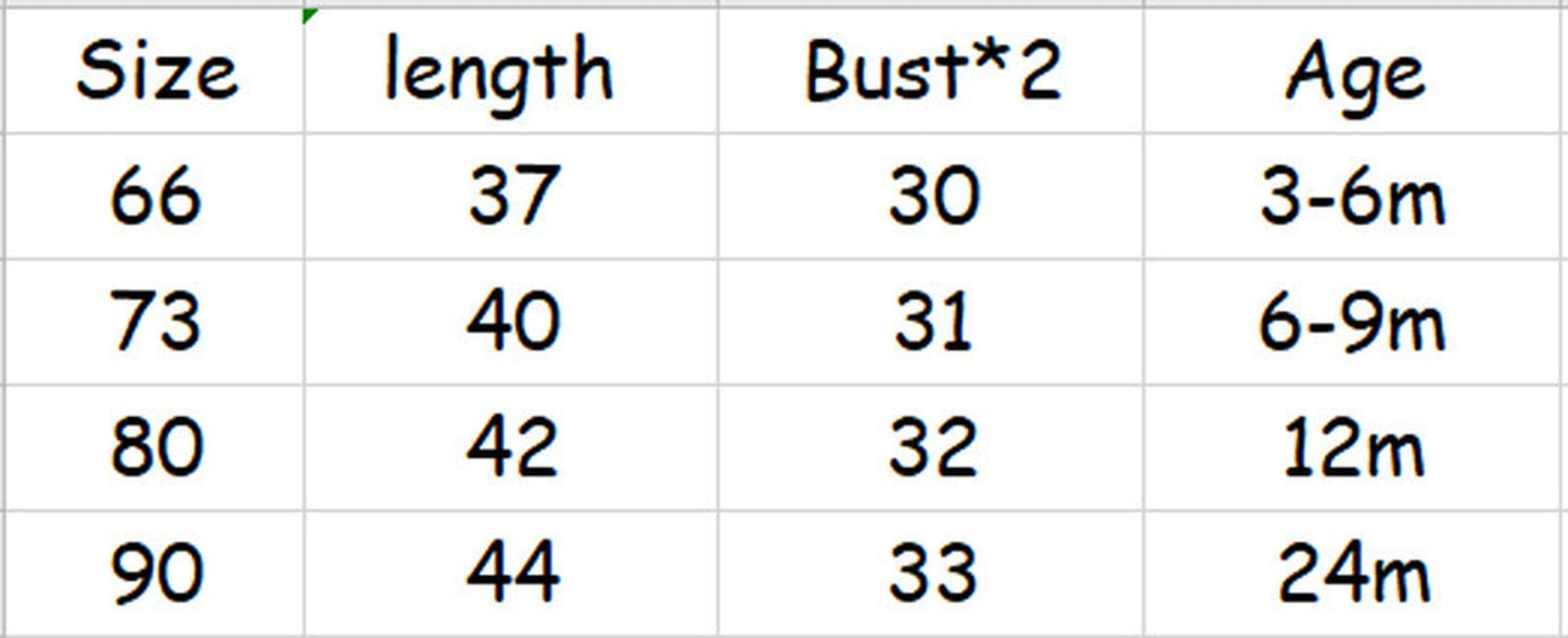 ノースリーブロンパース ベビー コーデュロイ レインボー ロンパース【mh0000364】