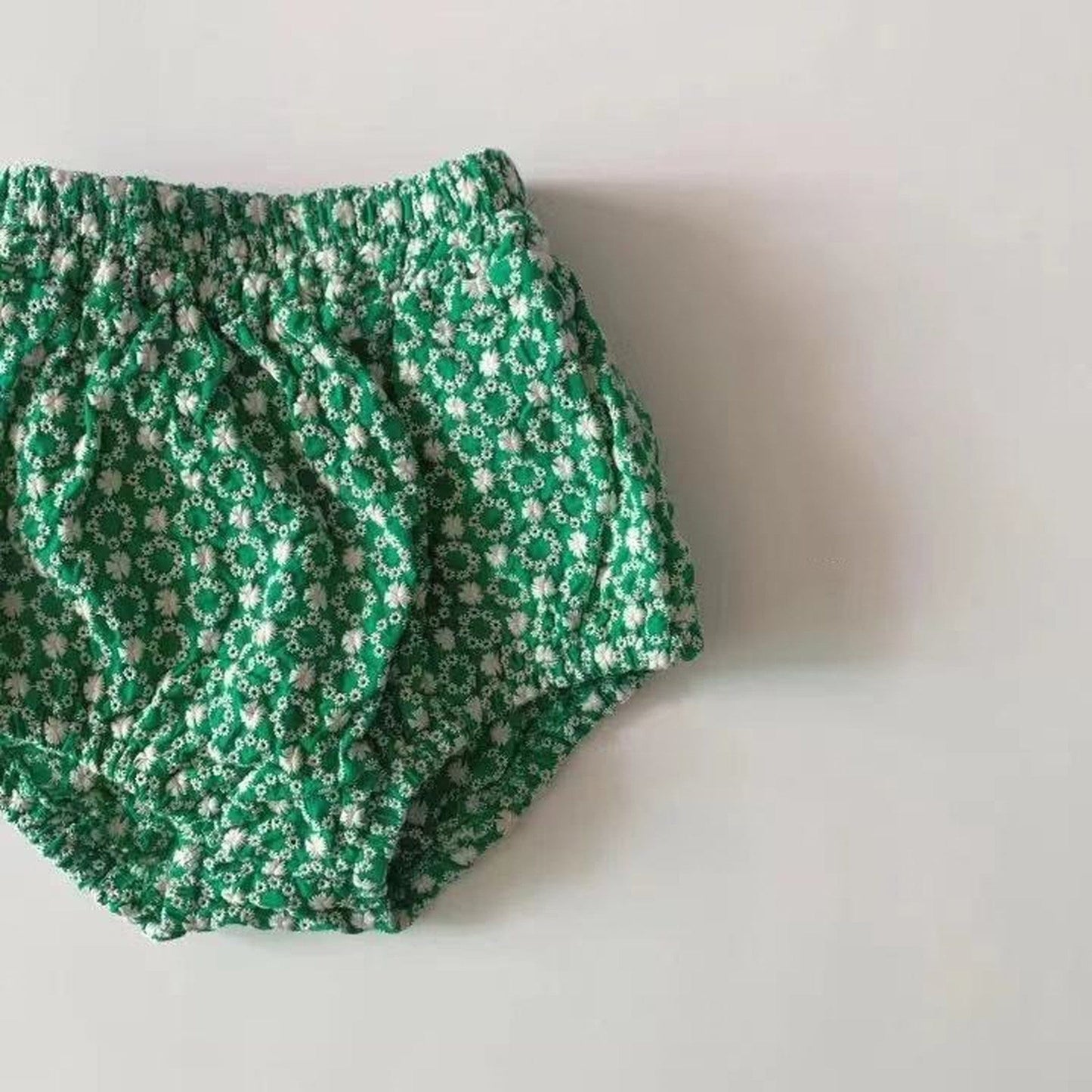 ノースリーブセットアップ ベビー セットアップ キャミソール + ブルマ フラワー レース 刺繍【mh0000501】