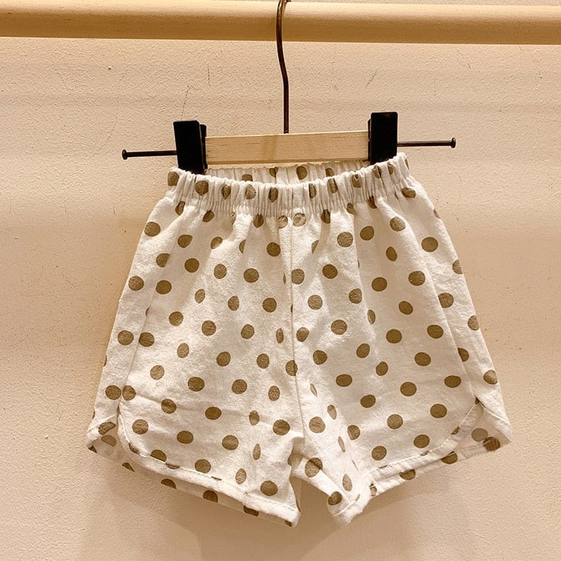 ハーフパンツ・ショートパンツ ベビー ルーズ ショートパンツ ストライプ チェック みずたま 無地【mh0000873】