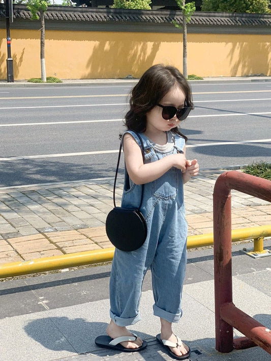 オーバーオール キッズ デニム オーバーオール サロペット タンクトップ【mh0001408】
