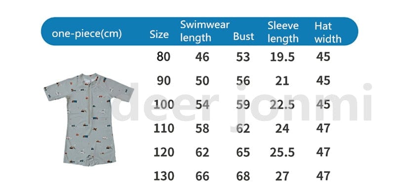 ベビー用水着 キッズ ボーイズ 水着 セット 長袖 トップス パンツ ラッシュガード スイムウェア 帽子 セット【mh0001541】