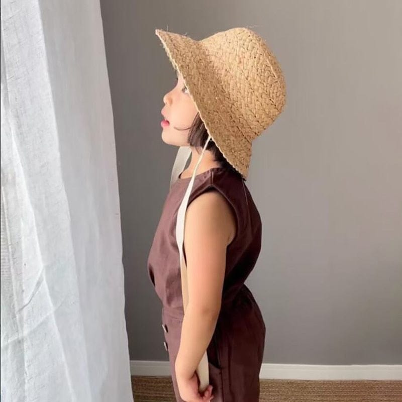 ノースリーブセットアップ キッズ セットアップ ノースリーブ タンクトップ トップス ワイド ルーズ ロングパンツ リゾートスタイル【mh0001736】