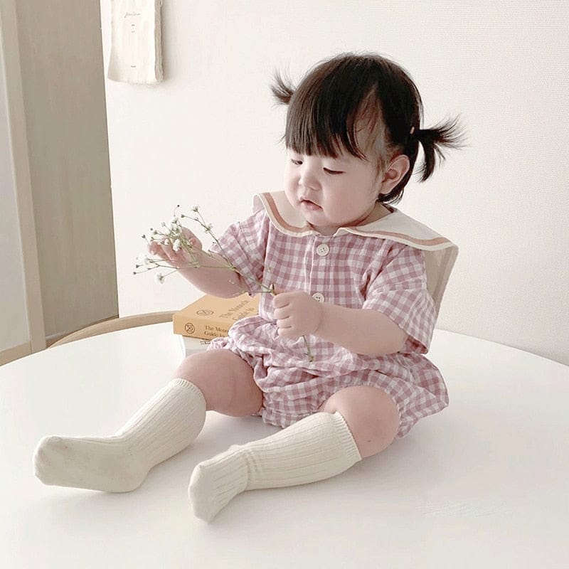 半袖セットアップ ベビー セーラーカラーTシャツ + ブルマ セットアップ【mh0000040】