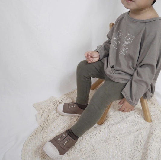 -キッズ アニマルプリント 長袖Tシャツ【mh0000019】 - mamahalo shop - 長袖Tシャツ - べビー服 - 子供服 - 男の子 - 女の子