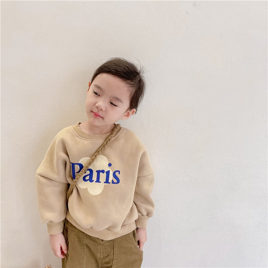 -キッズ ロゴ スウェット トレーナー トップス【mh0000111】 - mamahalo shop - トレーナー・フーディ - べビー服 - 子供服 - 男の子 - 女の子