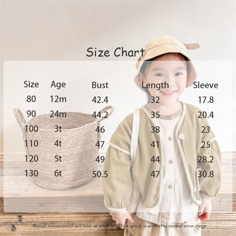 -キッズ コットン カーディガンジャケット - mamahalo shop - ショートコート・ジャケット・ジャンパー - べビー服 - 子供服 - 男の子 - 女の子