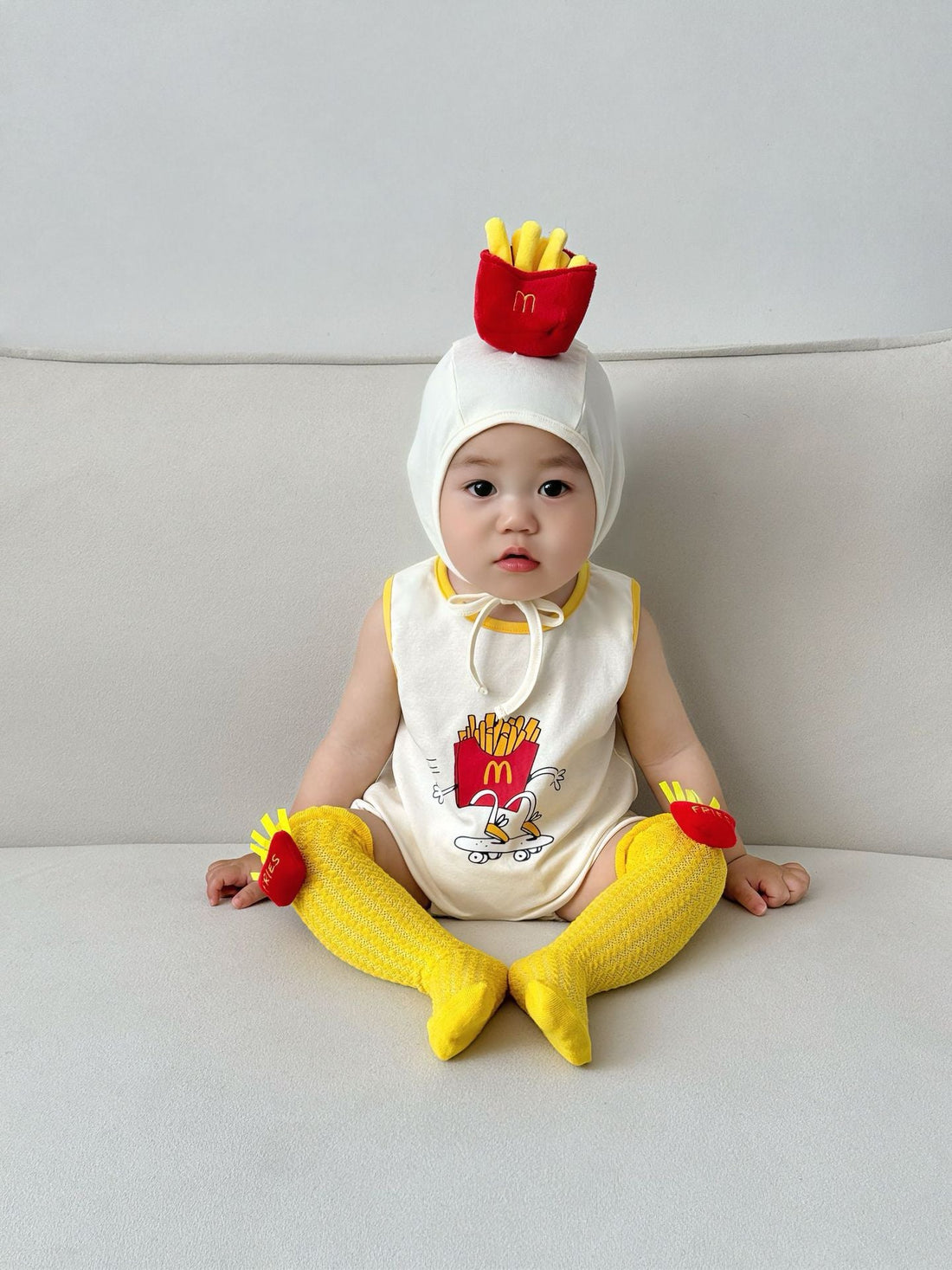 今年のハロウィン仮装は何にする？立体ポテトが主役級にかわいいベビーコスチューム