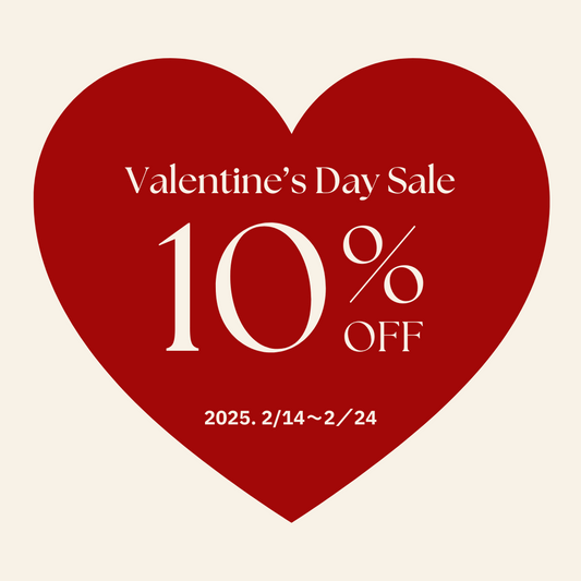 ❤️ Valentine SALE 全商品10％オフ開催 ❤️ 2/14 0:00~2/24 23:59 まで - mamahalo shop