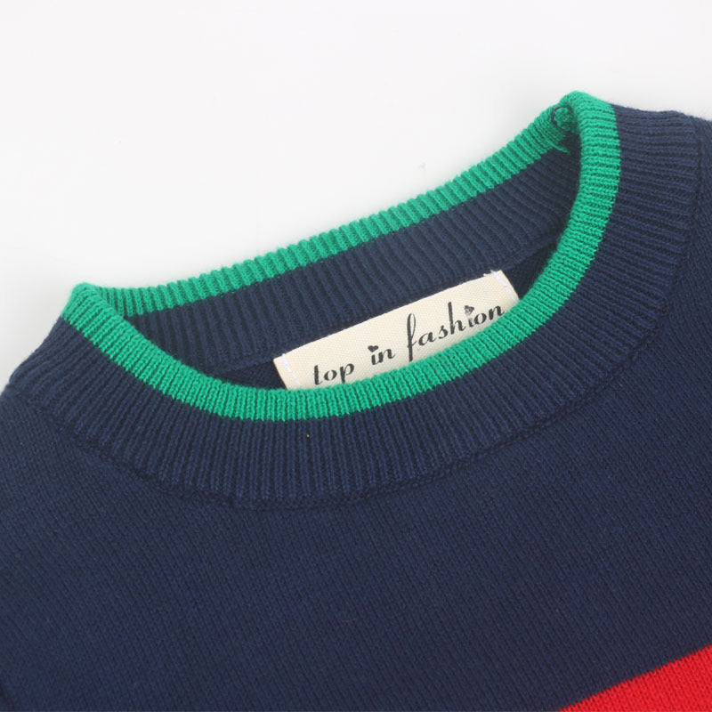Rainbow Border Knit Sweater レインボー ボーダー ニット セーター【mh0000266】