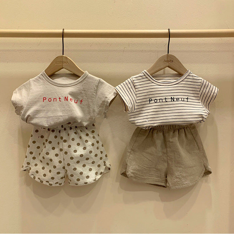 Baby Loose Shorts in Stripes, Checks, and Spots [mh0000873]