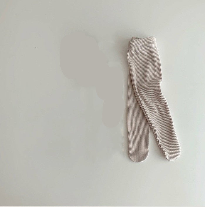 -ベビー リブ 足つき レギンス パンツ タイツ【mh0000074】 - mamahalo shop - レギンスパンツ -  べビー服 - 子供服 - 男の子 - 女の子