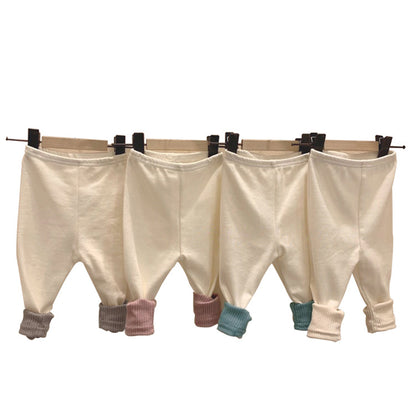 Contrast Color Cotton Leggings バイカラー ストレッチ レギンス【mh0012682】