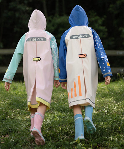 -キッズレインコート 雨具 カラフルデザインフーディレインジャケット 合羽【mh0007074】 - mamahalo shop - レインコート -  べビー服 - 子供服 - 男の子 - 女の子