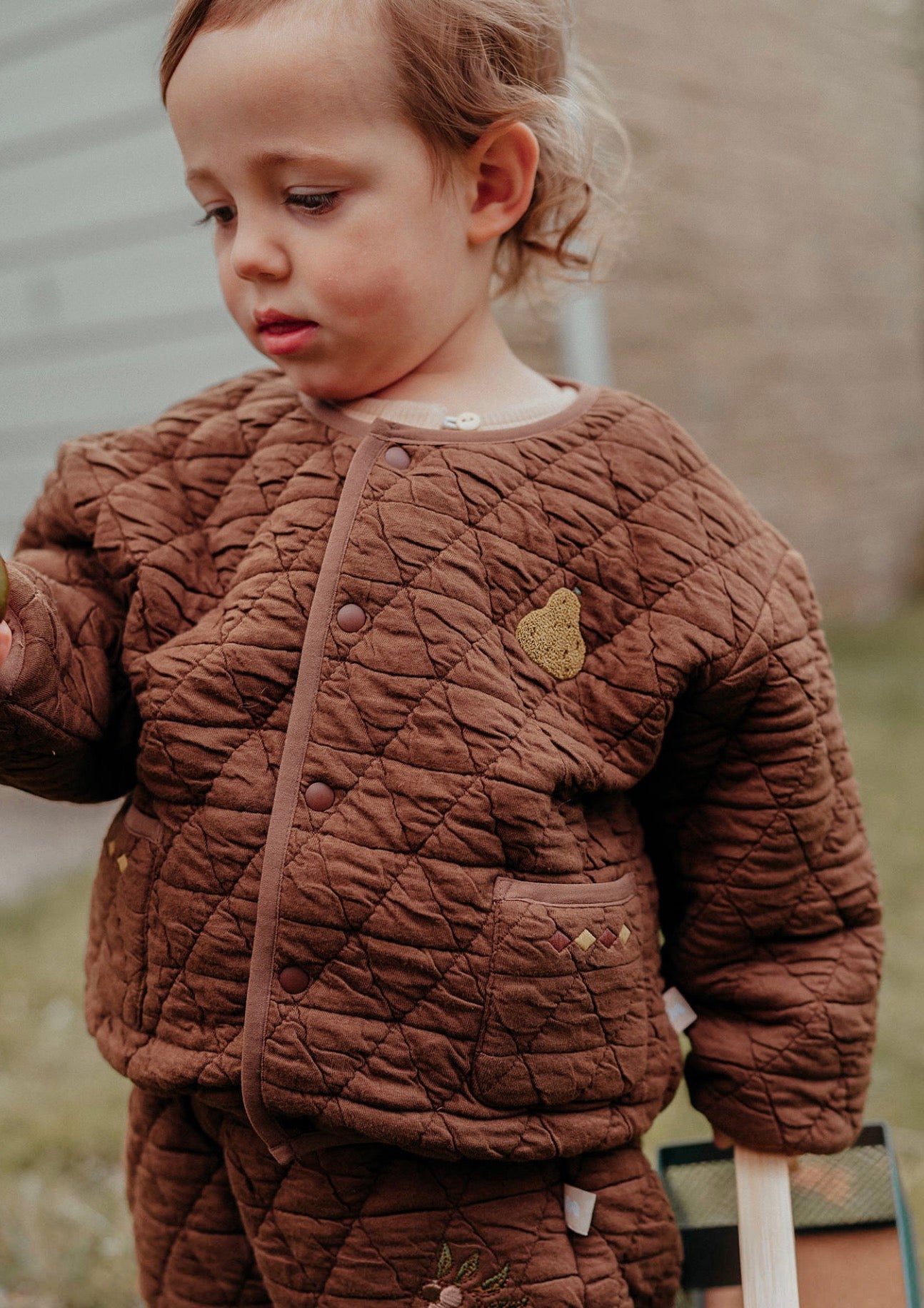 キルトパンツ 刺繍 ジョガーパンツ アウター【mh0011638】