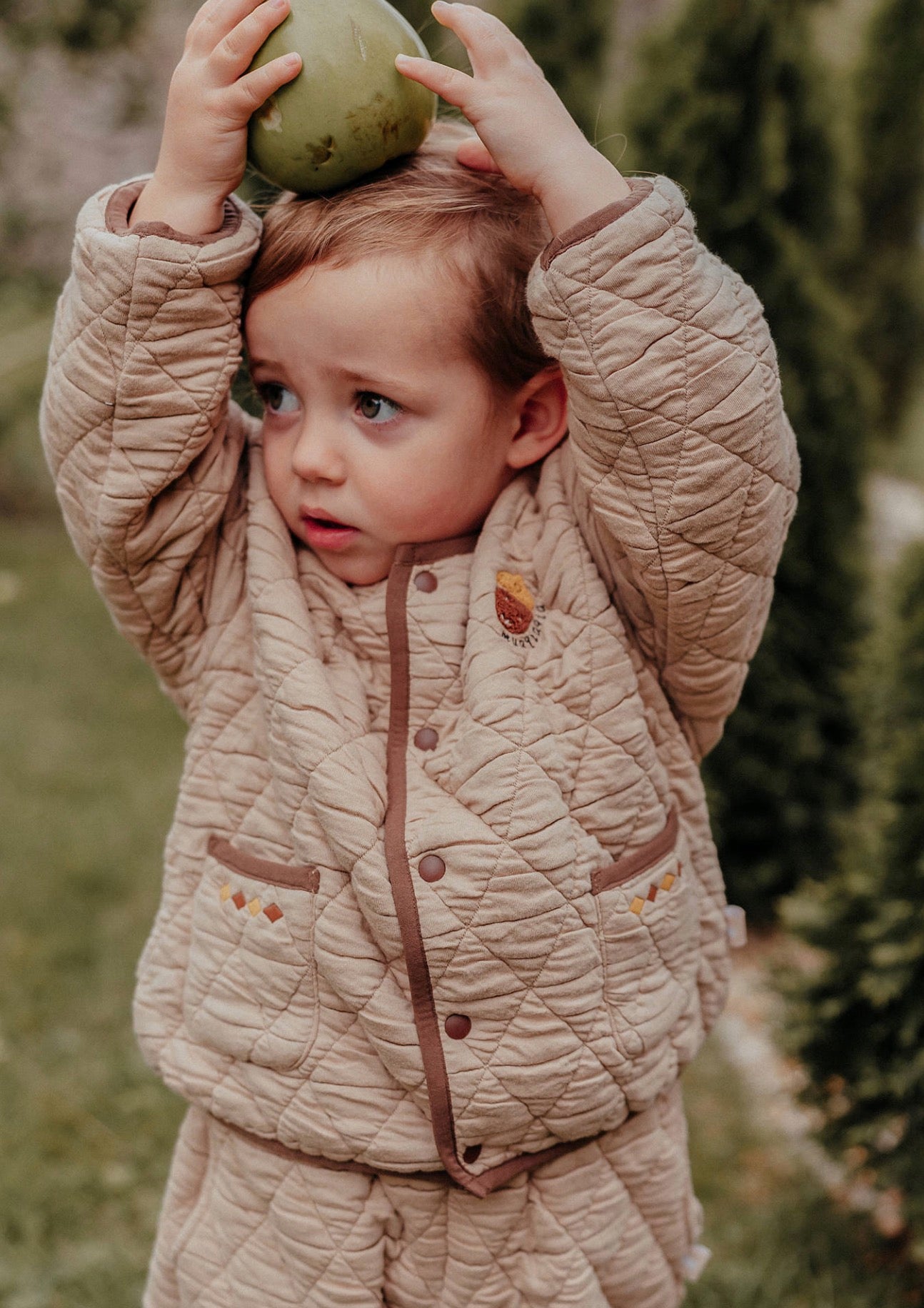 キルトパンツ 刺繍 ジョガーパンツ アウター【mh0011638】