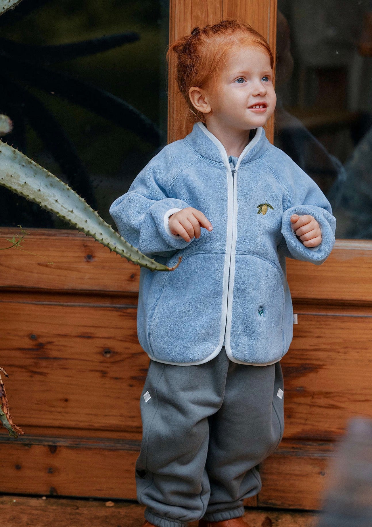 長袖ジャケット ボア素材 もこもこ ジップアップ アウター ブルゾン【mh0011640】