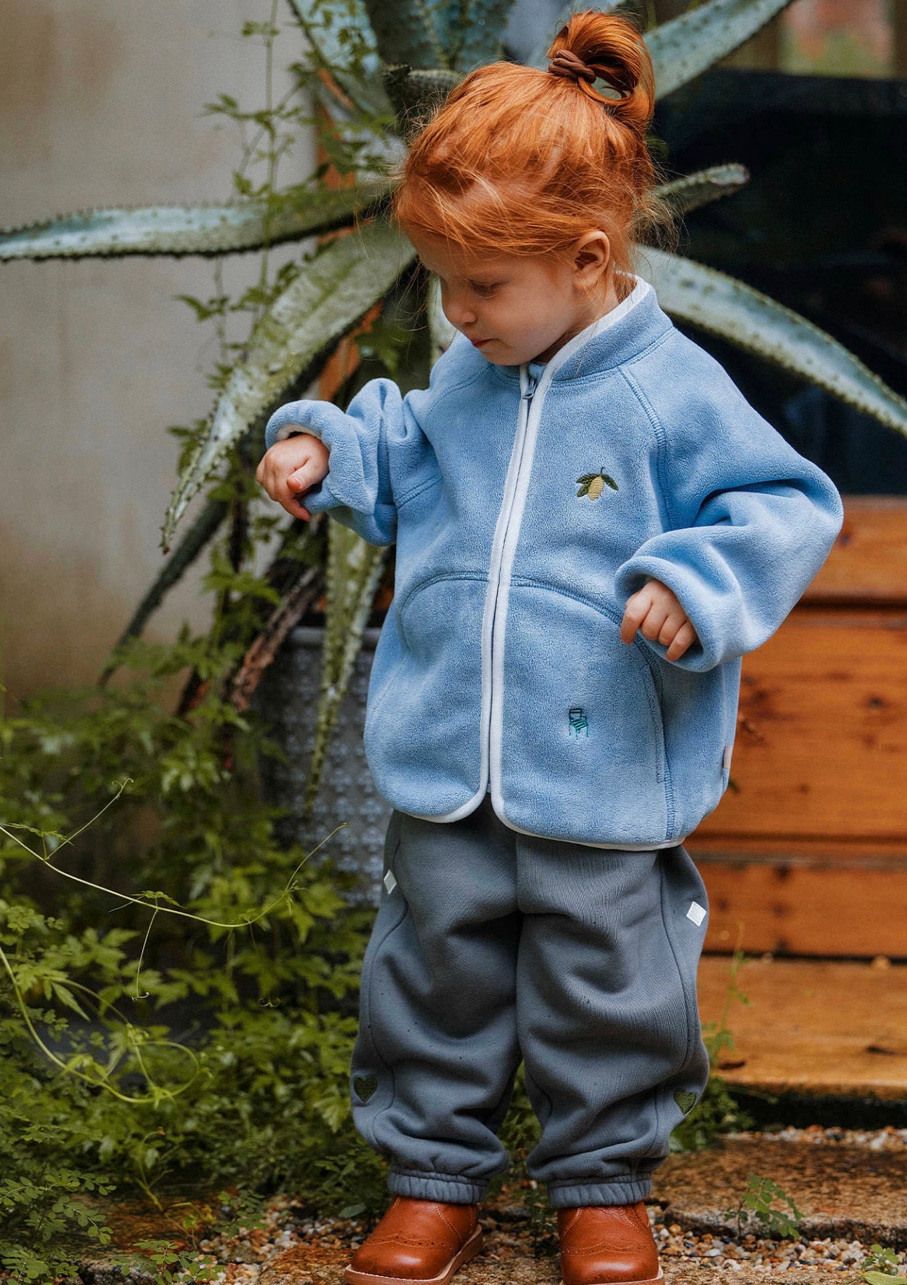 長袖ジャケット ボア素材 もこもこ ジップアップ アウター ブルゾン【mh0011640】