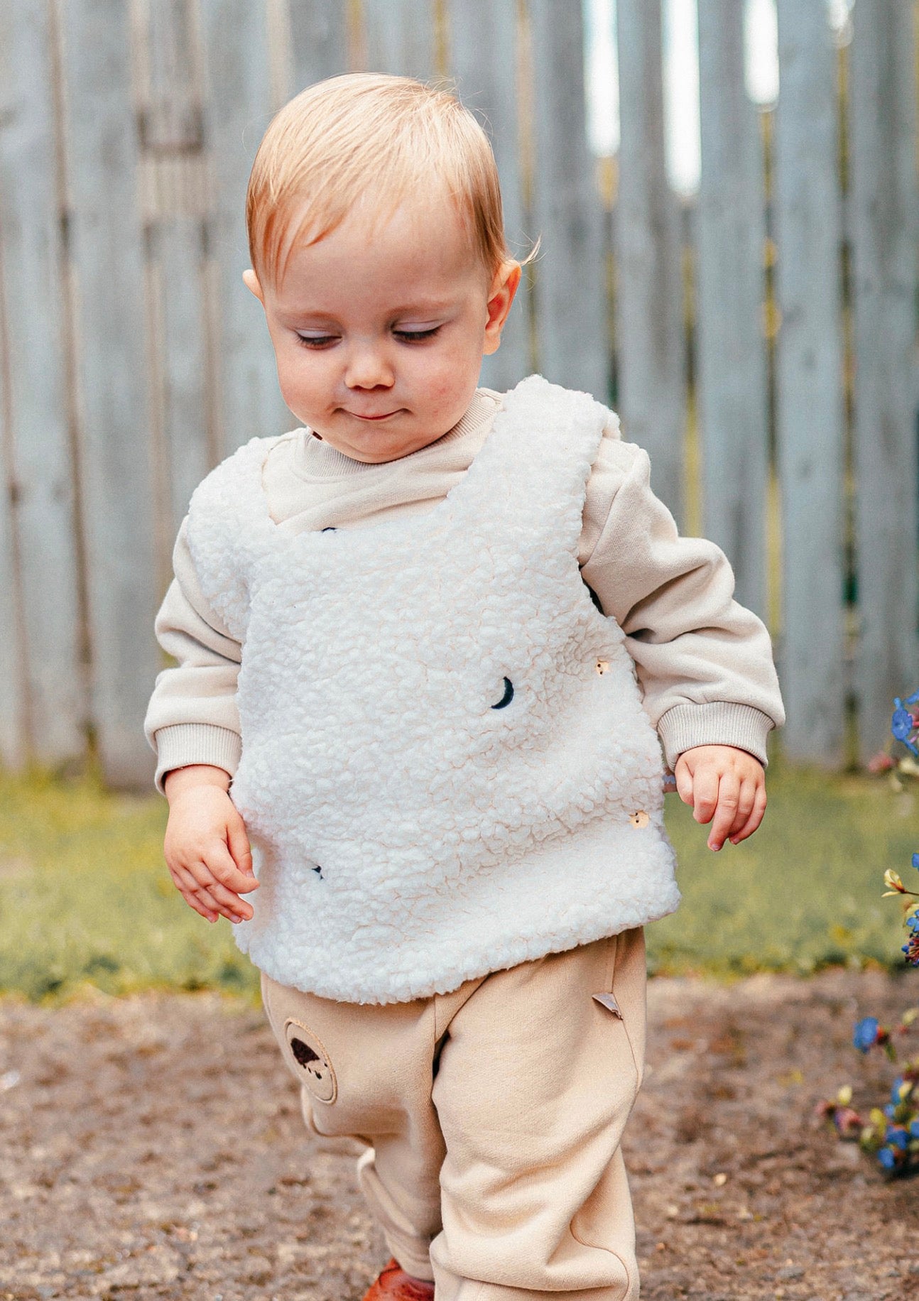 ベスト ボア素材 ノースリーブ プルオーバー アウター ベスト【mh0011645】