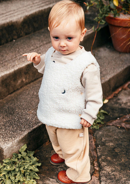 ベスト ボア素材 ノースリーブ プルオーバー アウター ベスト【mh0011645】