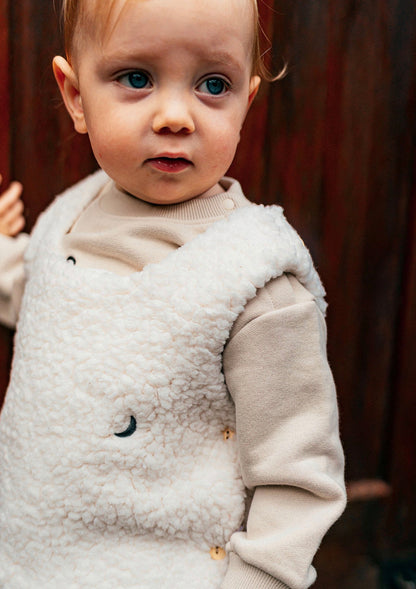 ベスト ボア素材 ノースリーブ プルオーバー アウター ベスト【mh0011645】