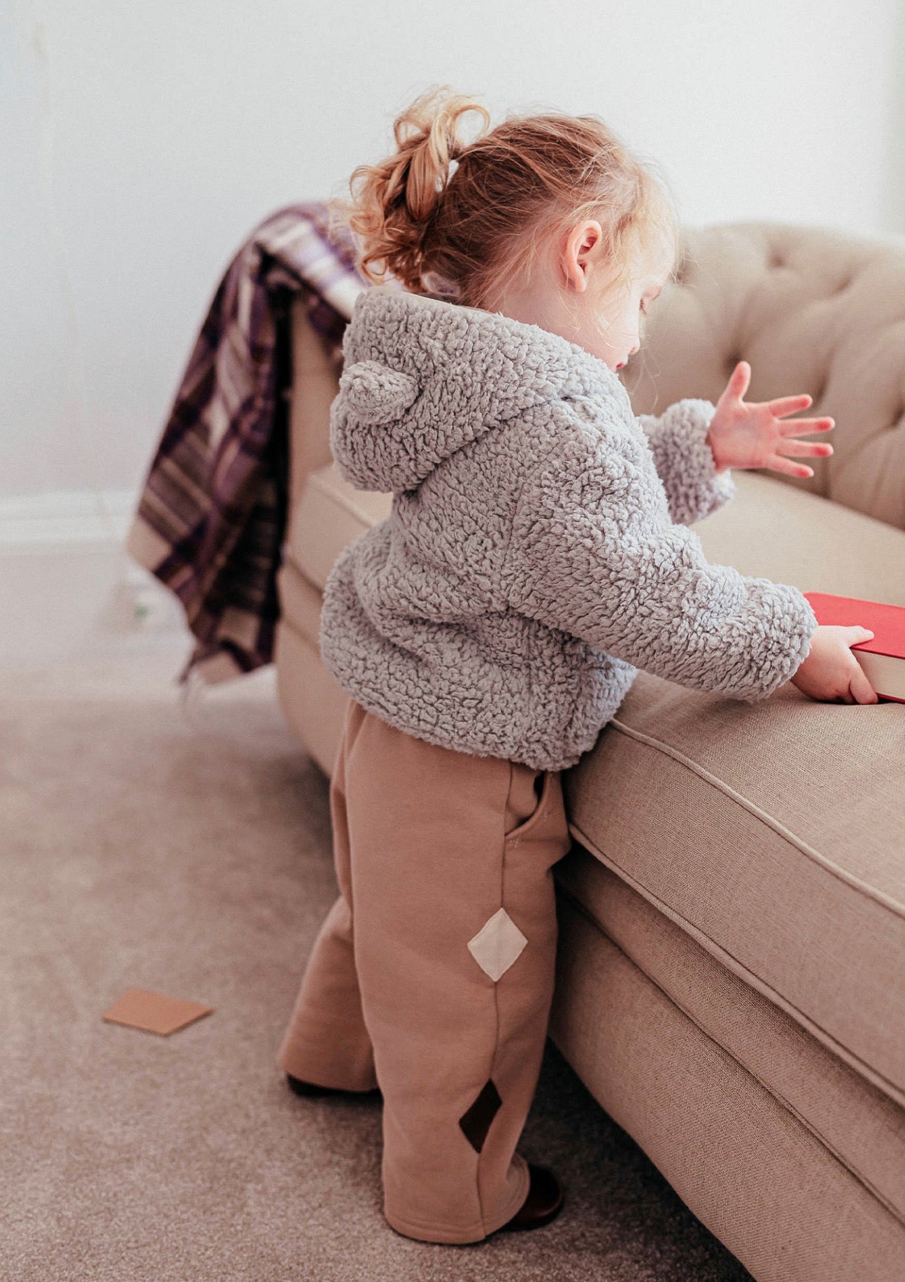 長袖ジャケット ボア素材 クマ耳フード ジップアップ アウター ブルゾン【mh0011646】