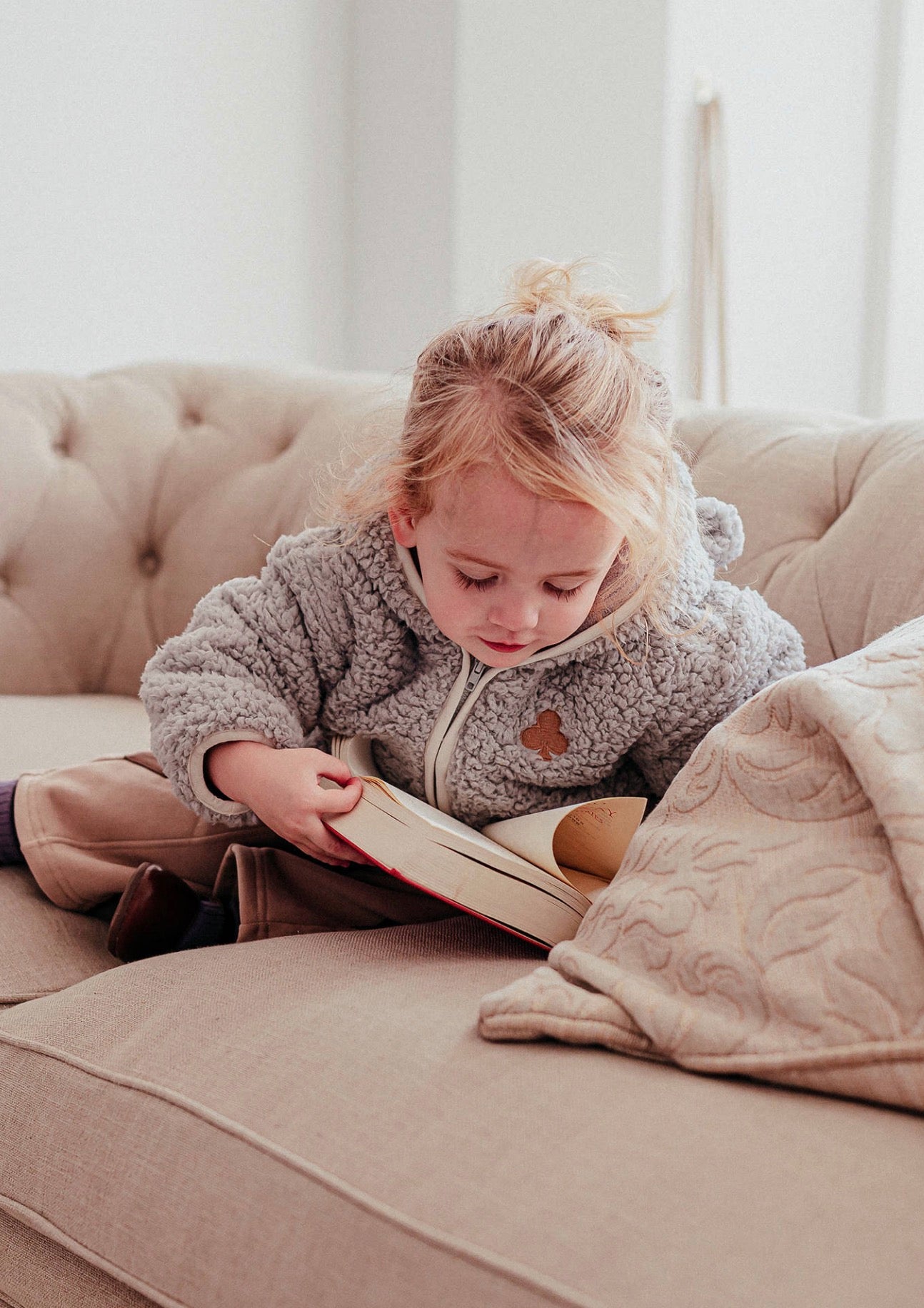 長袖ジャケット ボア素材 クマ耳フード ジップアップ アウター ブルゾン【mh0011646】