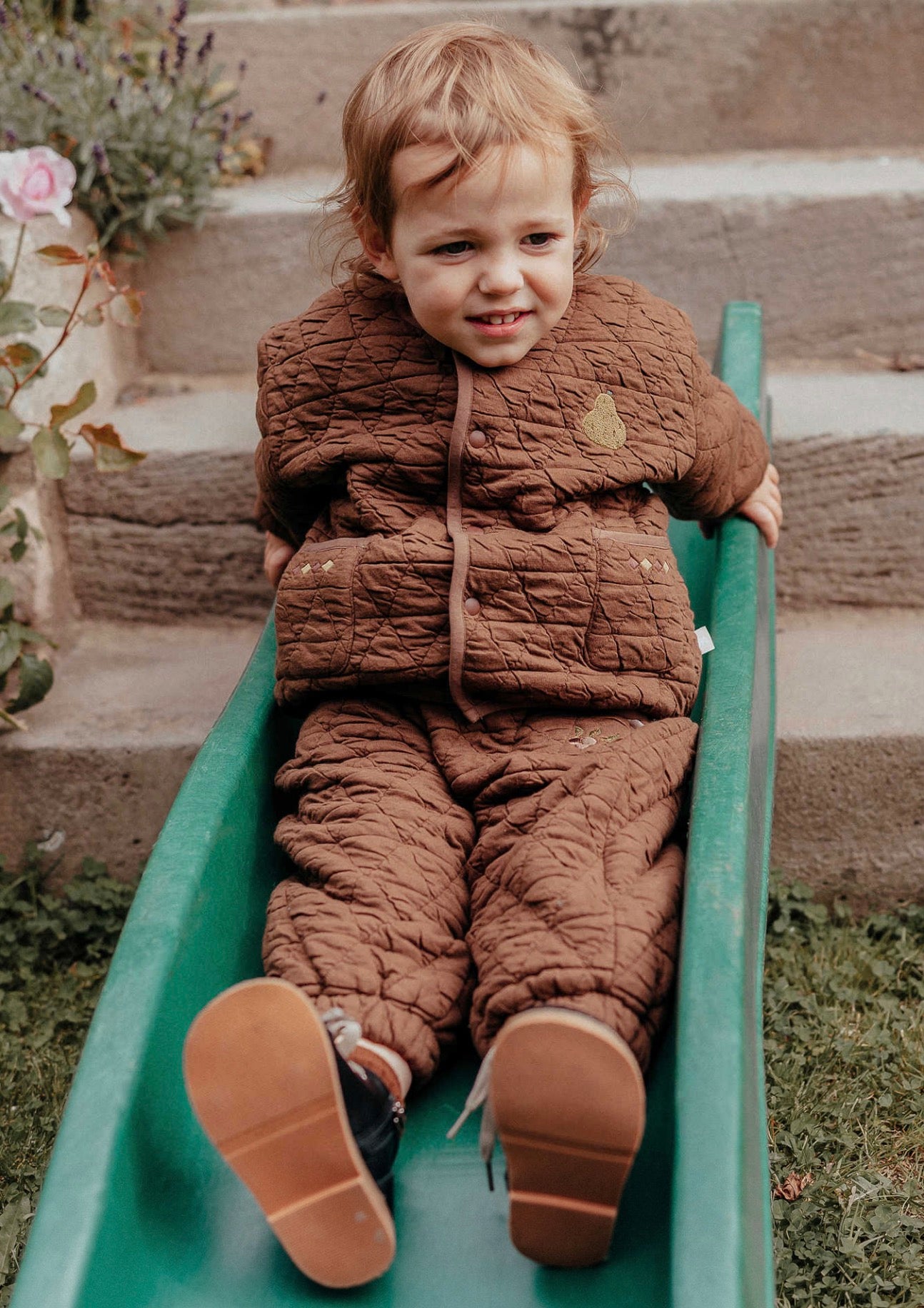 長袖キルトジャケット 裏起毛素材 パイピングデザイン アウター ブルゾン【mh0011647】