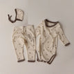 Beige Bodysuit Set