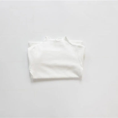 -キッズ フリルネック Tシャツ トップス【mh0000213】 - mamahalo shop - 長袖Tシャツ -  べビー服 - 子供服 - 男の子 - 女の子