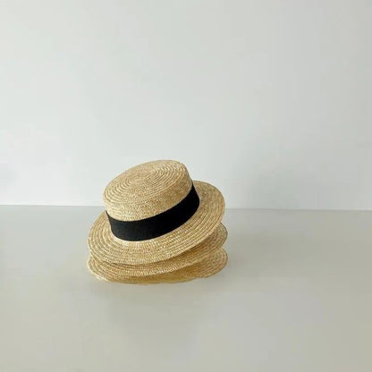 -キッズ帽子 麦わら帽子 カンカン帽 ストローハット【mh0005659】 - mamahalo shop - ベビー用帽子 -  べビー服 - 子供服 - 男の子 - 女の子