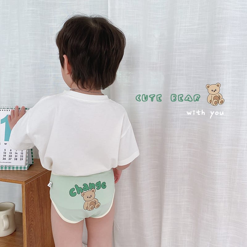 キッズ アニマル プリント コットン ショーツ 3枚セット【mh0013561】 mamahalo accessories 幼児用下着