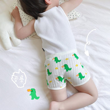 キッズ ダイナソー プリント コットン ショーツ 3枚セット【mh0013566】 mamahalo accessories 幼児用下着