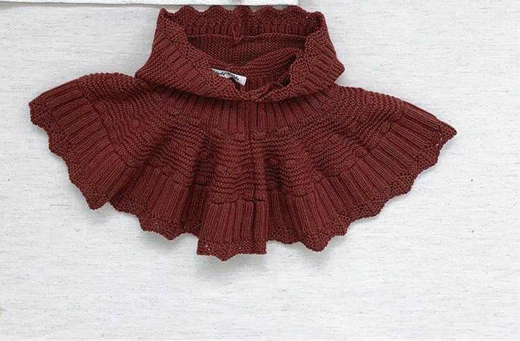 -ベビー キッズ レース ニット フーディ ボレロ ポンチョ【mh0000257】 - mamahalo shop - ショール -  べビー服 - 子供服 - 男の子 - 女の子