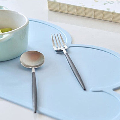 -雲のかたちのシリコン テーブル お食事マットマット ランチョンマット【mh0000011】 - mamahalo shop - ベビーキッズ ランチョンマット -  べビー服 - 子供服 - 男の子 - 女の子