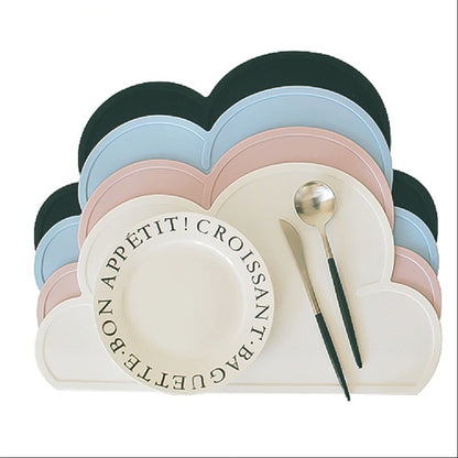 -雲のかたちのシリコン テーブル お食事マットマット ランチョンマット【mh0000011】 - mamahalo shop - ベビーキッズ ランチョンマット -  べビー服 - 子供服 - 男の子 - 女の子