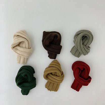 -ベビー キッズ ニット マフラー - mamahalo shop - ネックウォーマー -  べビー服 - 子供服 - 男の子 - 女の子