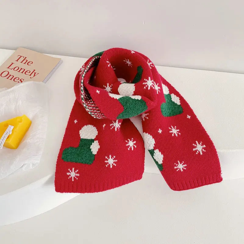 -ベビー キッズ クリスマス マフラー【mh0000214】 - mamahalo shop - ネックウォーマー -  べビー服 - 子供服 - 男の子 - 女の子