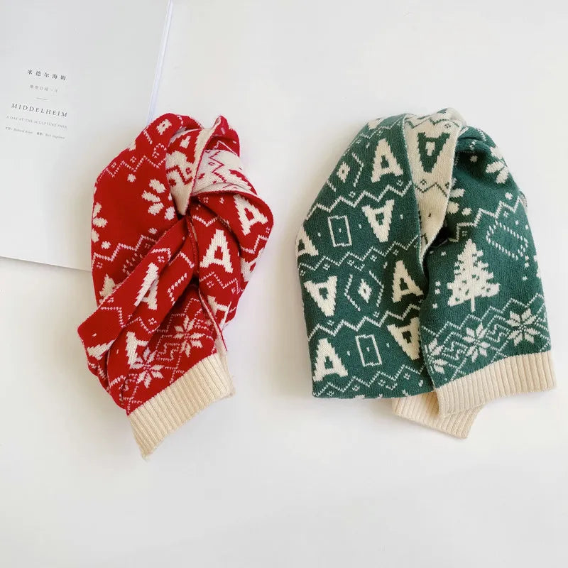 -ベビー キッズ クリスマス マフラー【mh0000215】 - mamahalo shop - ネックウォーマー -  べビー服 - 子供服 - 男の子 - 女の子