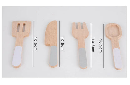 -☺︎ キッズトイ ウッドトイ おままごと 焼き鳥 BBQ キッチンツールセット - mamahalo shop - Toy (おもちゃ・木製玩具）etc. -  べビー服 - 子供服 - 男の子 - 女の子