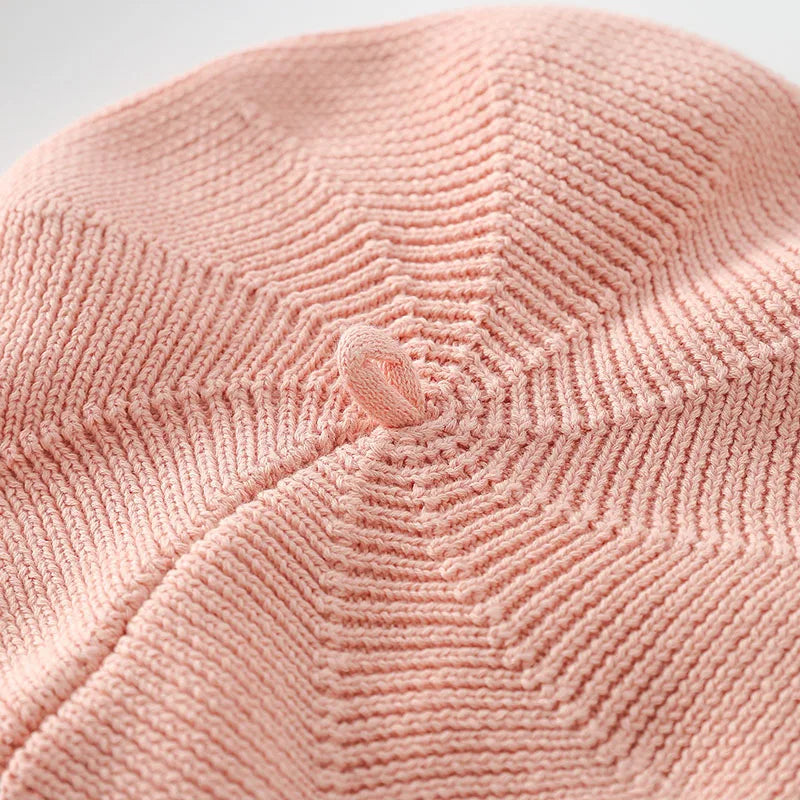 -ベビー帽子 ニット ベレー帽 6カラー【mh0000086】 - mamahalo shop - ベビー用帽子 -  べビー服 - 子供服 - 男の子 - 女の子