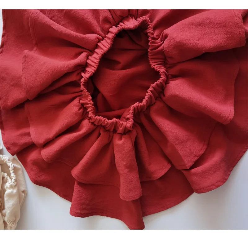 -☺︎ ベビーブルマ ダブルフリルブルマパンツ - mamahalo shop - ブルマパンツ -  べビー服 - 子供服 - 男の子 - 女の子