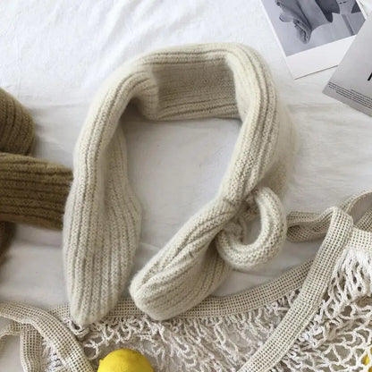 -キッズマフラー ニット スカーフ 9カラー ユニセックス 男の子 女の子 子供服 - mamahalo shop - ネックウォーマー -  べビー服 - 子供服 - 男の子 - 女の子