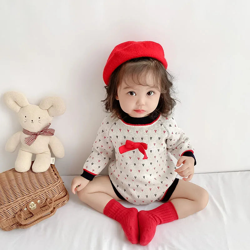 -ベビー帽子 ニット ベレー帽 6カラー【mh0000086】 - mamahalo shop - ベビー用帽子 -  べビー服 - 子供服 - 男の子 - 女の子