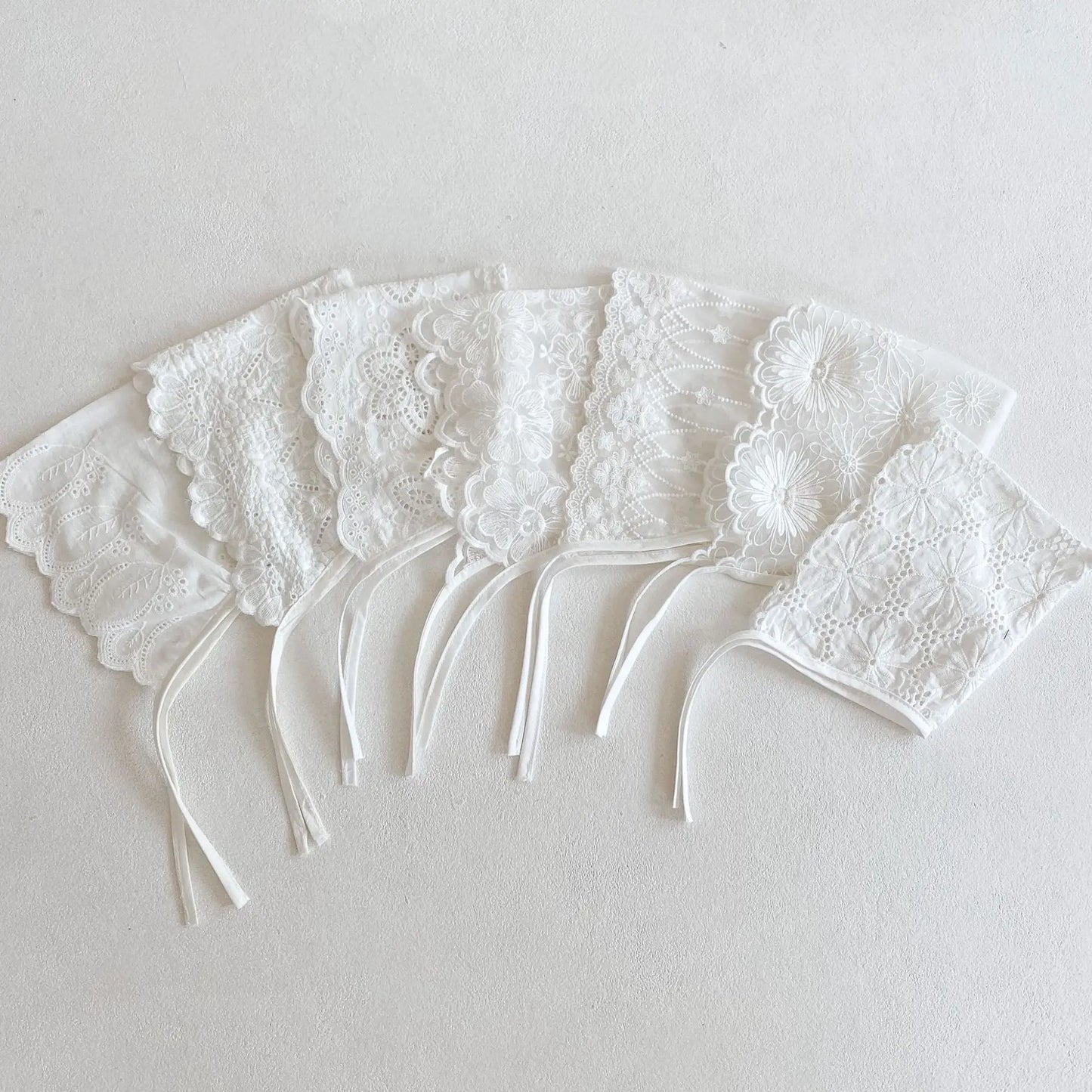 -ベビー帽子 レース ボンネット ベビーハット ベビーアクセサリー【mh0004742】 - mamahalo shop - ベビー用帽子 -  べビー服 - 子供服 - 男の子 - 女の子