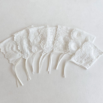 -ベビー帽子 レース ボンネット ベビーハット ベビーアクセサリー【mh0004742】 - mamahalo shop - ベビー用帽子 -  べビー服 - 子供服 - 男の子 - 女の子