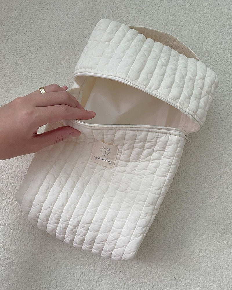 -ベビー キルティング 哺乳瓶 おむつ ポーチ 49256965 - mamahalo shop - マザーズバッグ -  べビー服 - 子供服 - 男の子 - 女の子