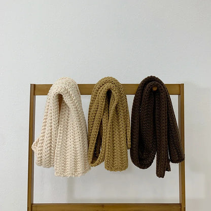 -ベビー キッズ ニット マフラー - mamahalo shop - ネックウォーマー -  べビー服 - 子供服 - 男の子 - 女の子