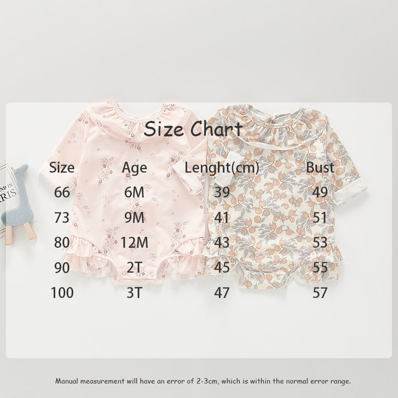 -ベビー レモン フラワー 水着 ワンピース ビキニ【mh0002858】 - mamahalo shop - ベビー用水着 -  べビー服 - 子供服 - 男の子 - 女の子