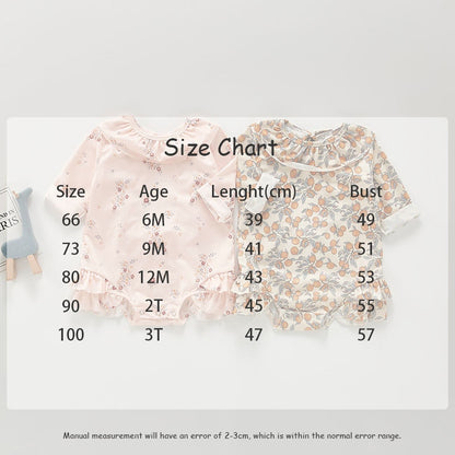 -ベビー レモン フラワー 水着 ワンピース ビキニ【mh0002858】 - mamahalo shop - ベビー用水着 -  べビー服 - 子供服 - 男の子 - 女の子